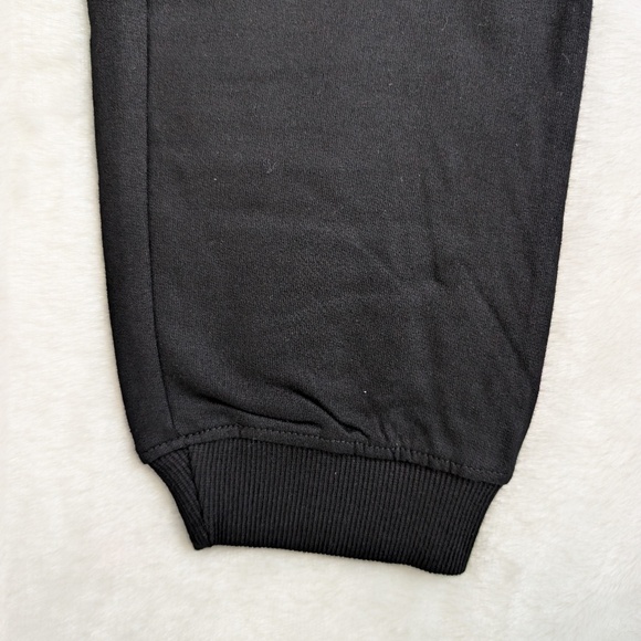 Black Ride Faster Jogger Pants – Sporty Comfort Meets Street Style 6/7, 7/8, 8/9 - Picture 3 of 6